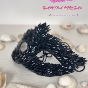نقاب نگینی نیزه ای